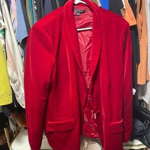 I.N.C Velvet Red blazer